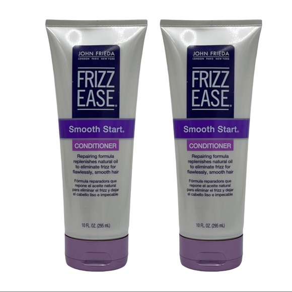 2 Pack John Frieda Frizz Ease Smooth Start Repairing Conditioner 10 oz HTF - Picture 1 of 6